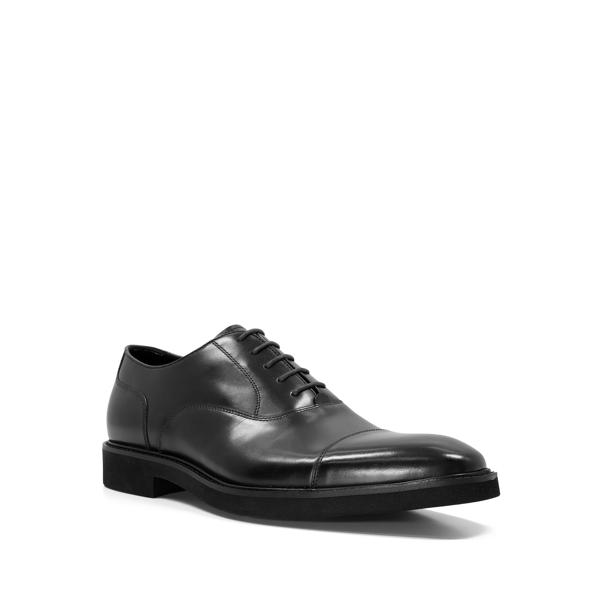 SHILOH - Leather Lace-Up Oxford Shoes