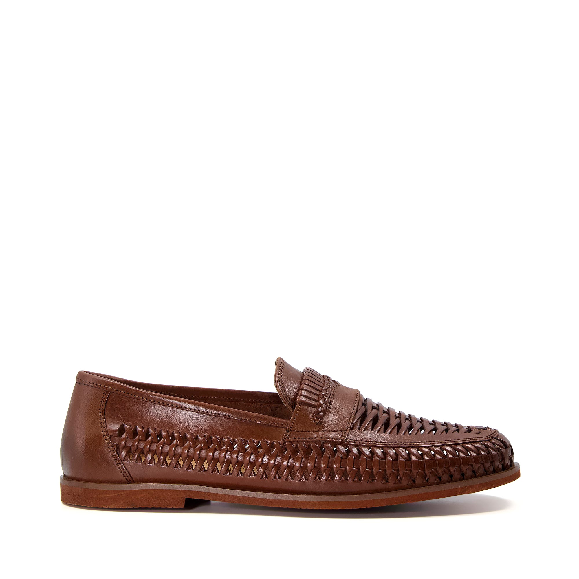 BRIGHTON ROCK - Woven Leather Loafer