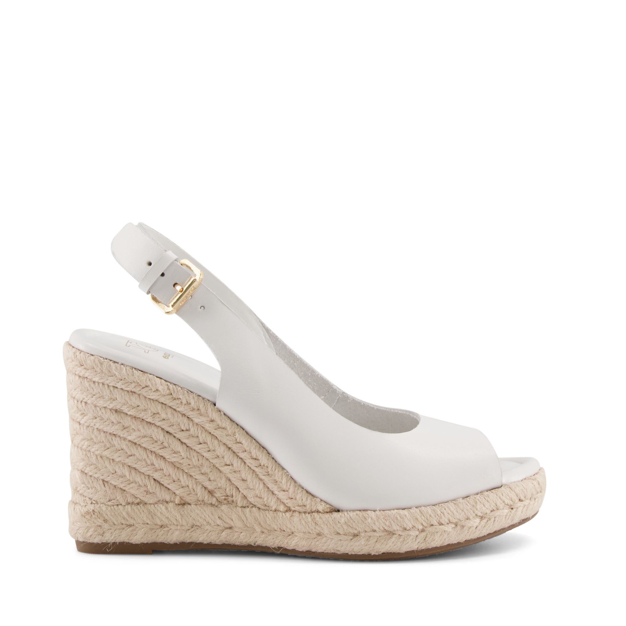 Peep toe hot sale white wedges